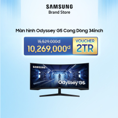 [TRẢ GÓP 0%] Màn hình Samsung Odyssey G5 Cong Dòng 34inch LC34G55