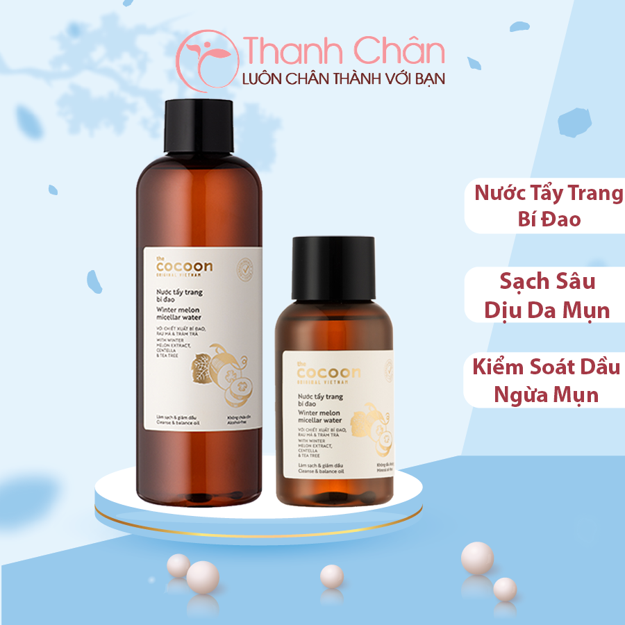 Nước Tẩy Trang Bí Đao Kiểm Soát Dầu Thừa COCOON