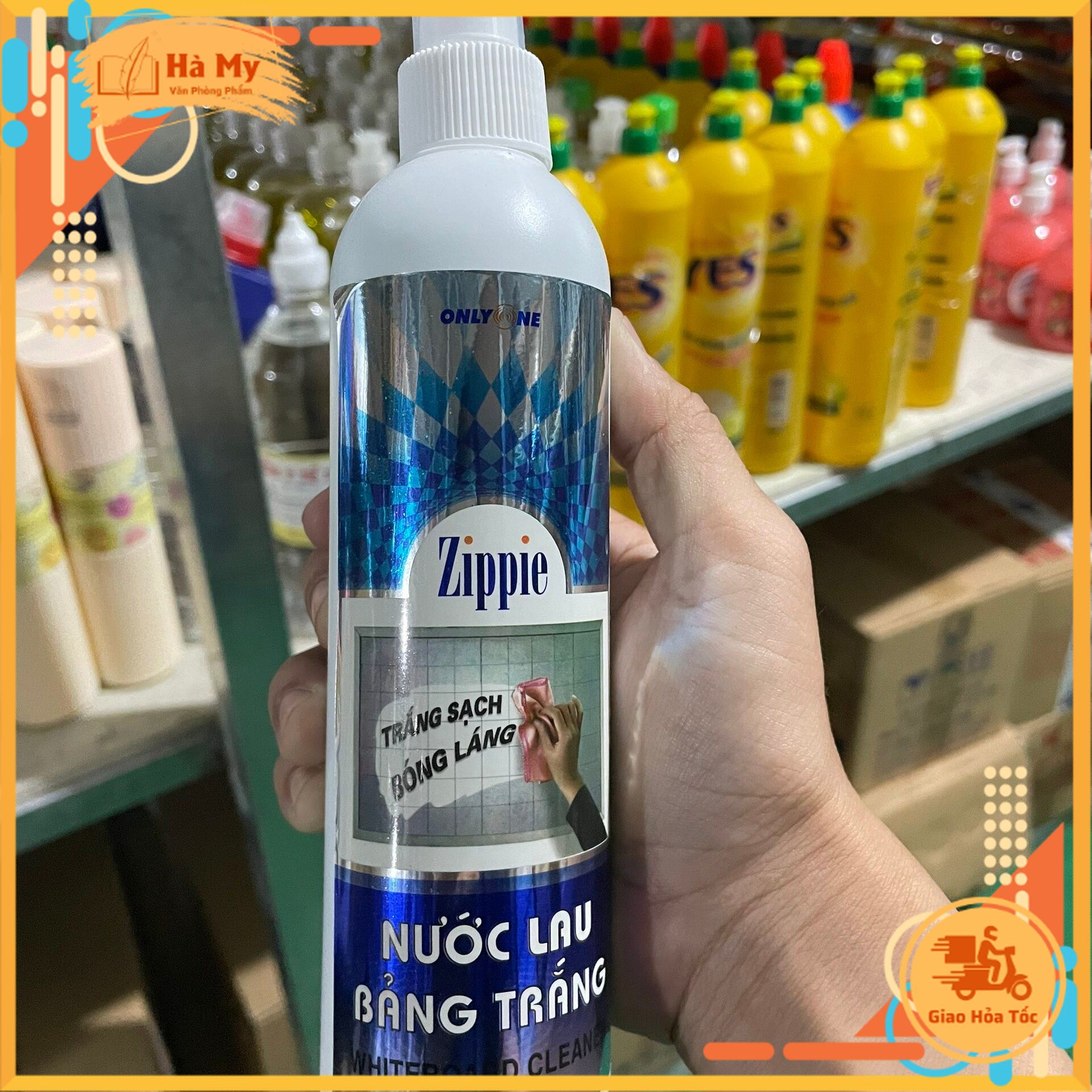 (1 Chai) Nước xịt lau bảng trắng Zippie 250ml