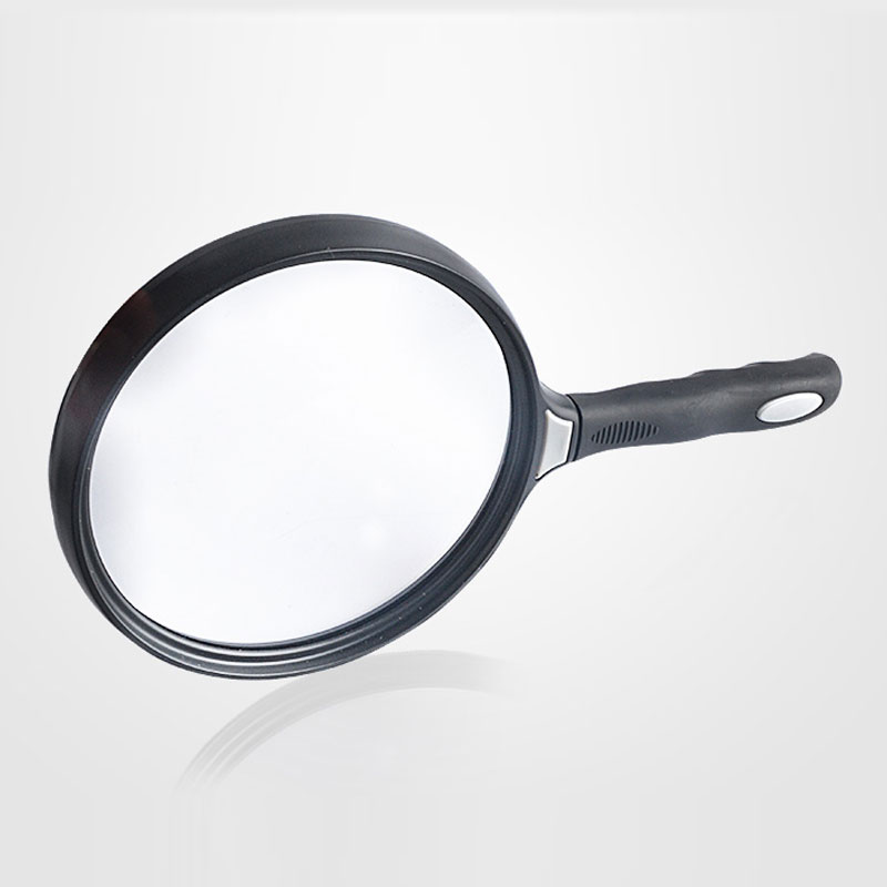 130mm Large Lens Handheld Magnifier Reading Newspaper Handle Magnifying Glass Low Vision Aids. 