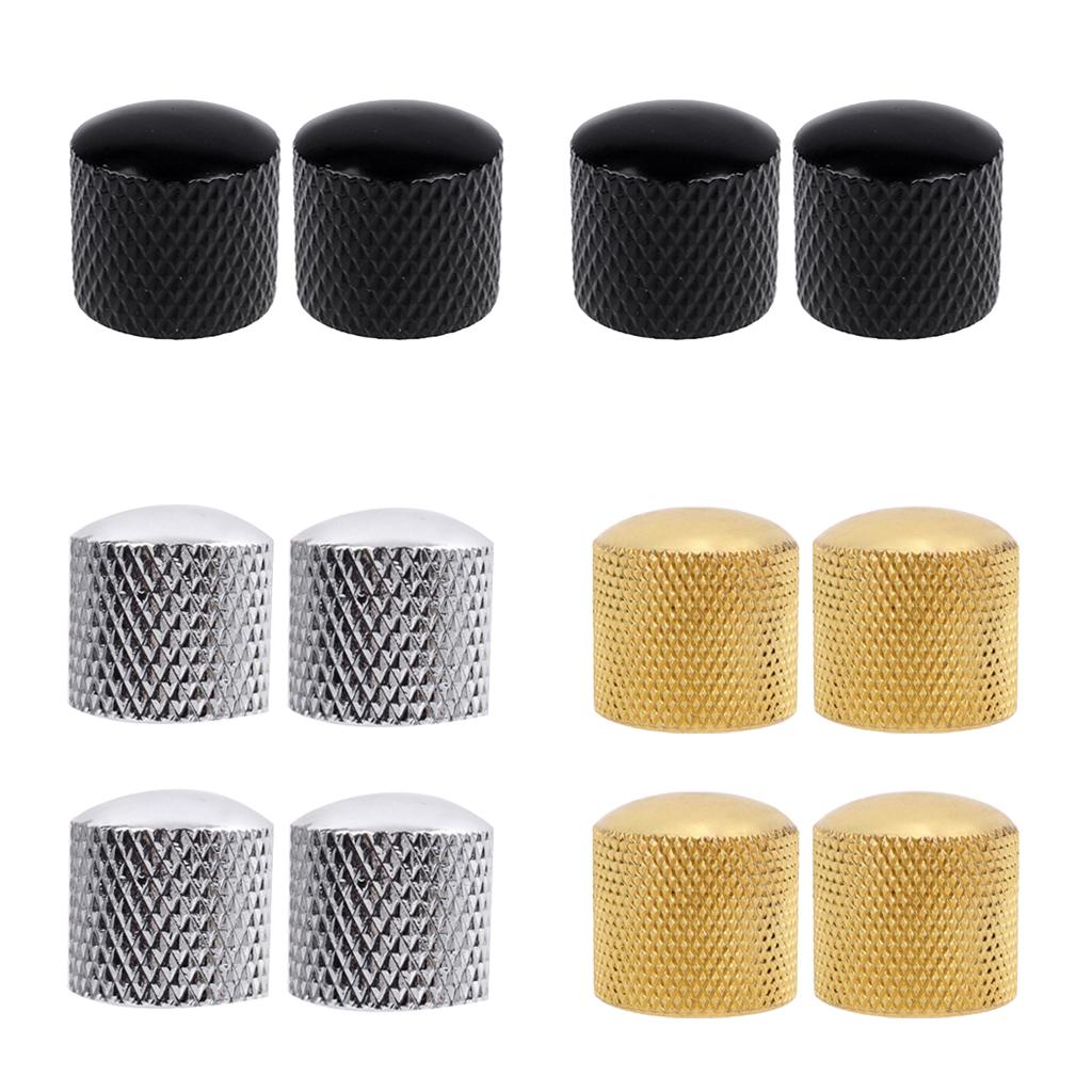 WDGREAT 4Pcs Cylinder Potentiometer Volume Knobs For Electric Guitar