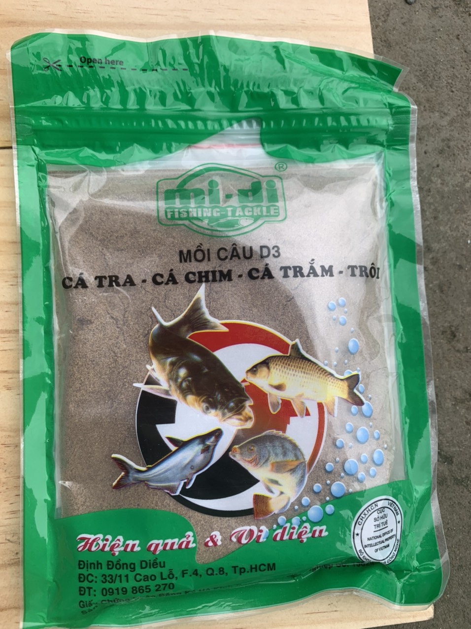 MỒI CÂU D1, D2, D3