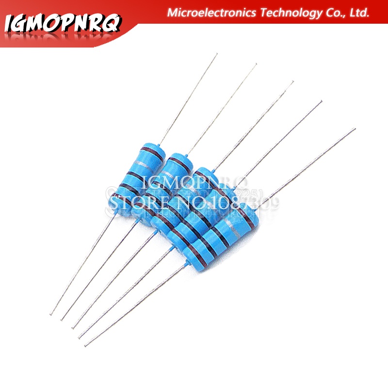 20pcs 3w metal film resistor 1% 110k ~ 2.2m 110k 200k 470k 2.2m ohm hjxrhgal integrated circuit