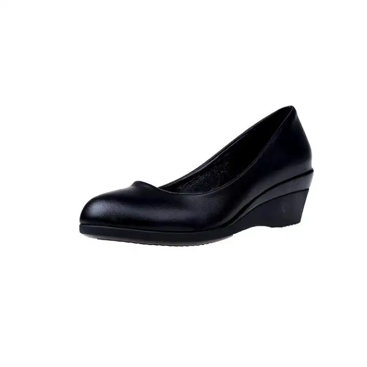 women's work wedge shoes