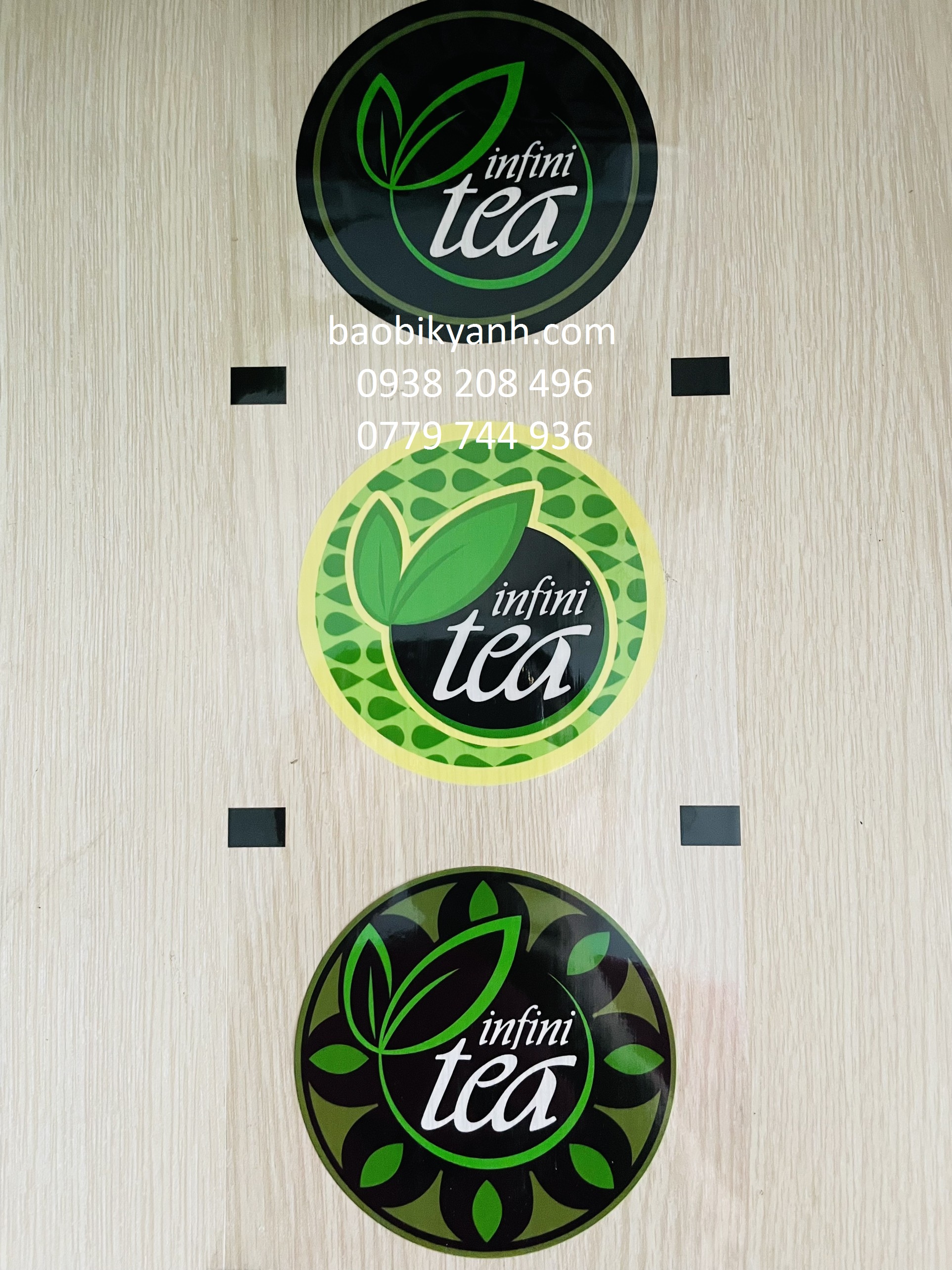 Màng ép ly/Keo dán miệng ly 2400 logo