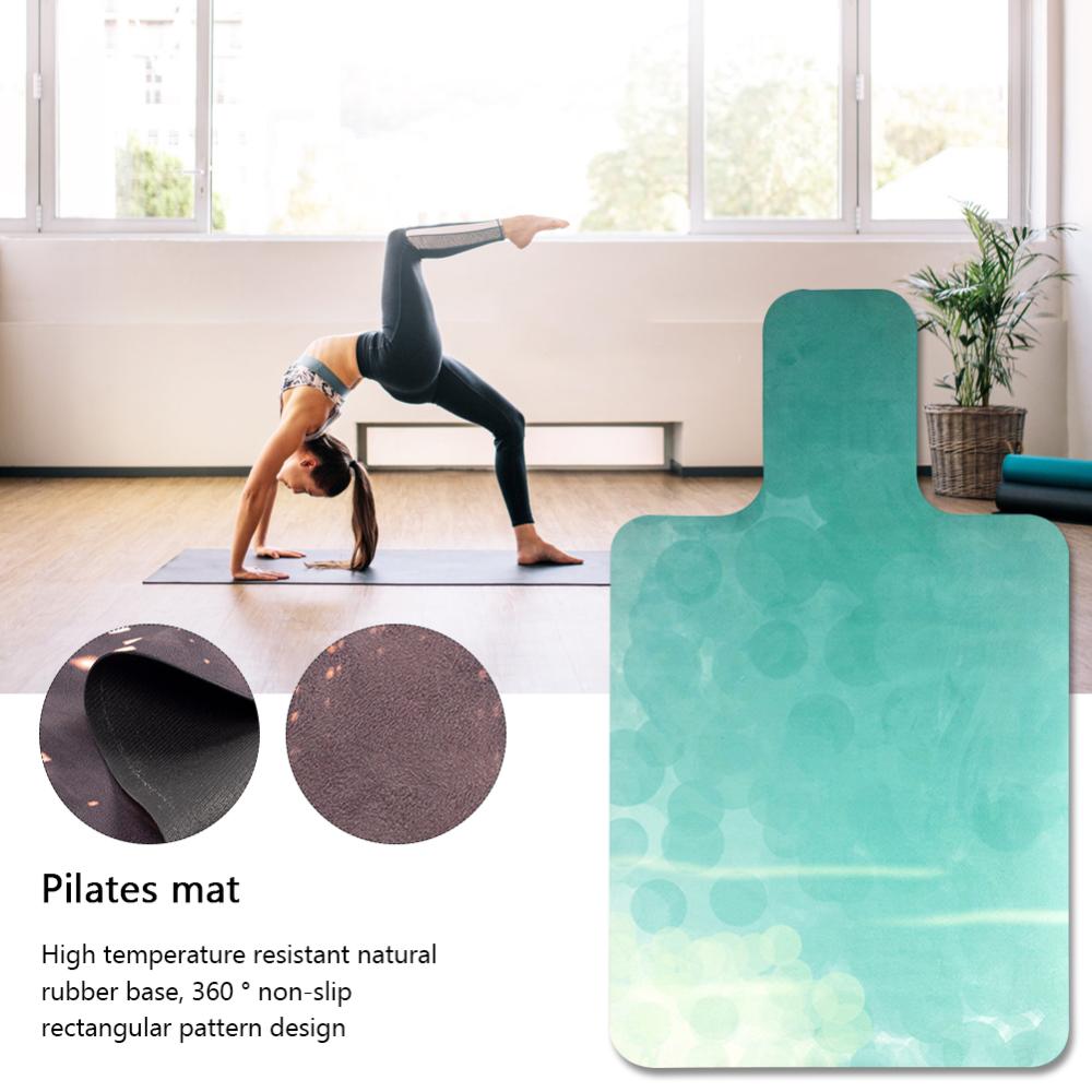 Pilates Reformer Mat Natural Rubber Yoga Meditation Pad Anti-Slip  Protection Pad 