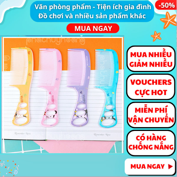 Lược cầm tay họa tiết đáng yêu mẫu nhỏ giá rẻ ✓Lược tạo kiểu tóc ✓Lược chải tóc ✓Lược chải tóc ✓Lược chải đa năng ✓ Nguyễn Thùy Store