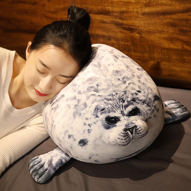 Simulation Seal Pillow Aquarium Plush Toy