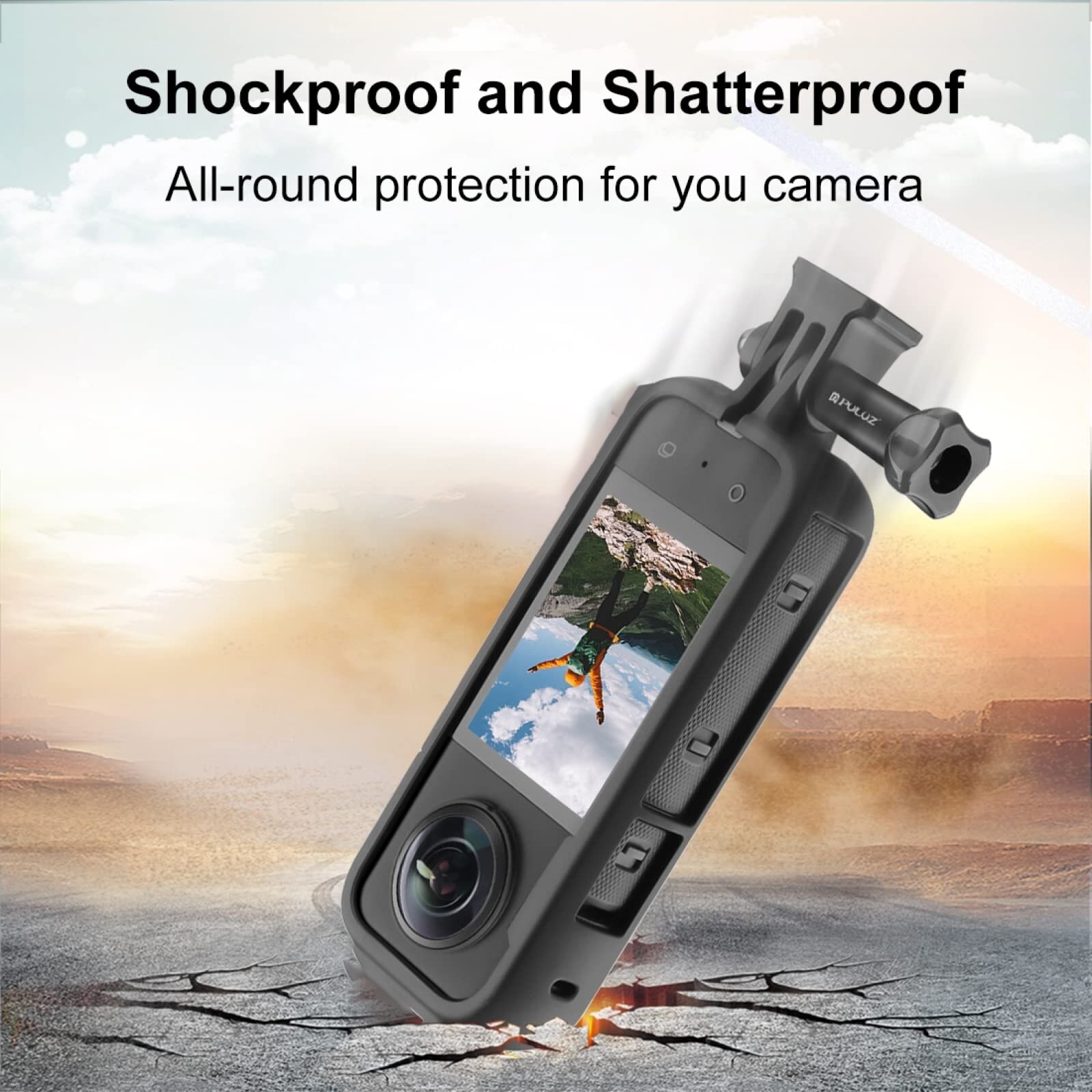 Insta360 X3 Protective Camera Housing Frame Case For Insta 360 X3 Anti Fall Action Frame Camera Mount Essories