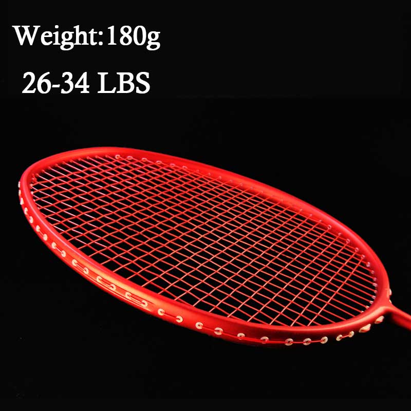 Professional Plus Weight Traning Badminton Racket Carbon Fiber 120G 150G 180G 210G Heavy Racktes Sports Speed Padel Racquet