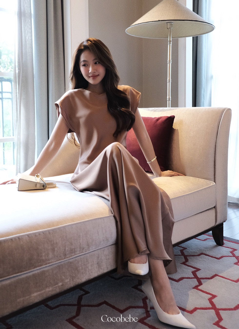 Đầm lụa dài COCOBEBE KAEW DRESS