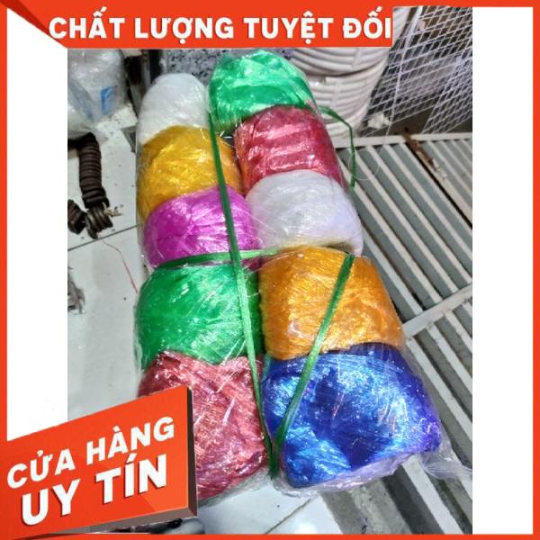 1 cuộn Dây nilong màu cuộn nhỏ cột hàng loại dai