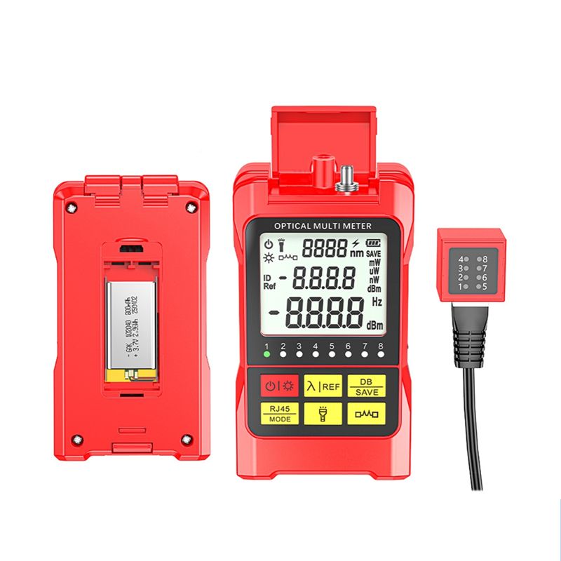 Fiber Optic Optical Meter RJ45 Tester -70- +10dbm for Light Attenuation ...