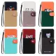 Dễ thương Anime Chó mèo phim hoạt hình Ốp điện thoại cho Samsung Galaxy S10 S20 S21 S22 S23 S24 FE cộng với siêu bằng da nắp gập đồ đựng thẻ bìa sách. 