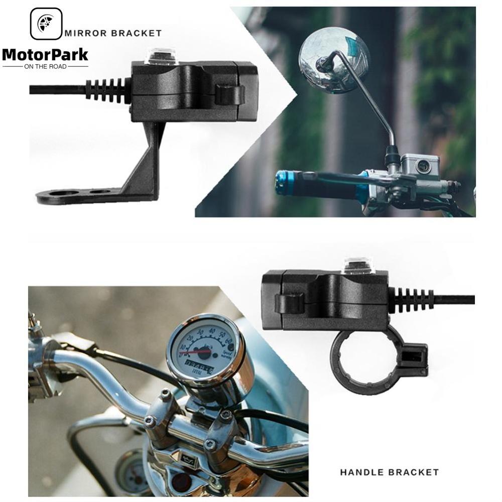 12V-24V USB Socket Charger Switch Accessories for Motorcycles,scooters,ATV