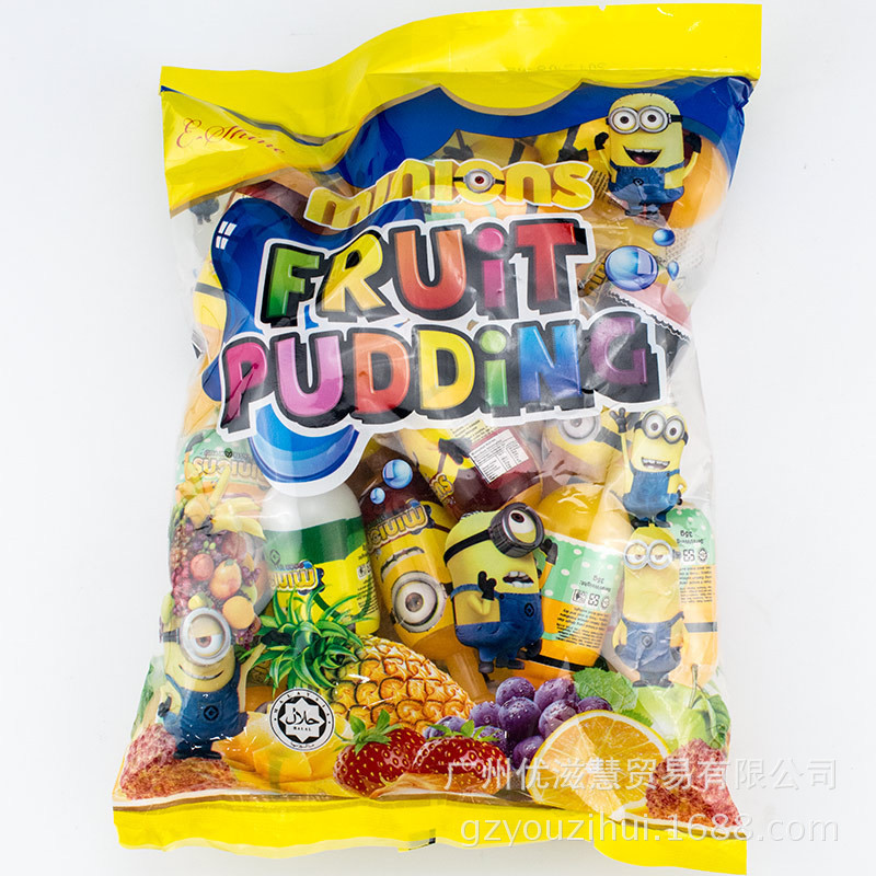 [ Siêu hot  ] THẠCH TRÁI CÂY FRUIT PUDDING MINION gói 800g