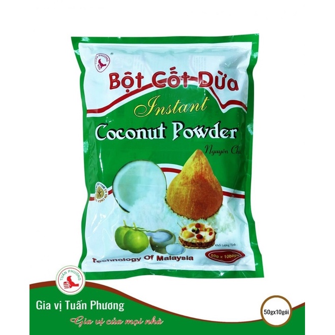Bột Cốt Dừa nguyên chất hiệu thành phát 50g