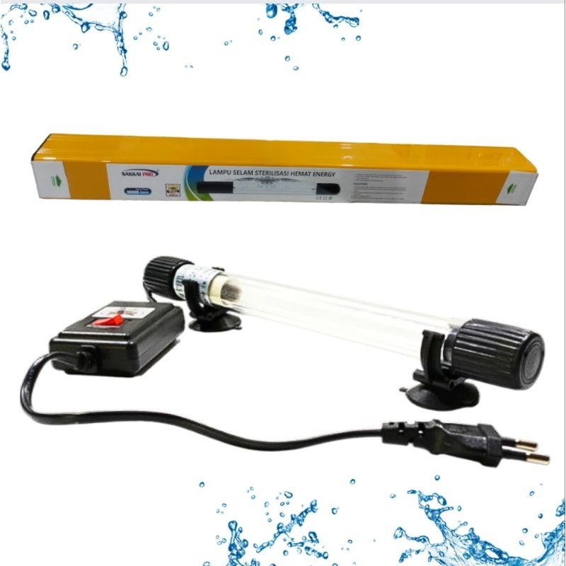 LAMPU UV ULTRAVIOLET SAKKAI PRO 25WATT ANTI LUMUT BAKTERI STERILISASI