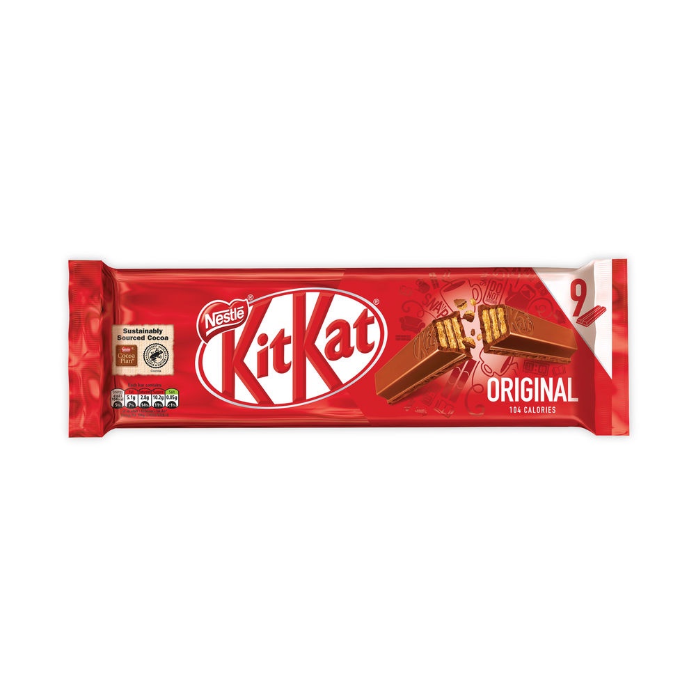 Kit Kat 2 Finger Kitkat (Original / Dark / White Chocolate) 9 Bars 186