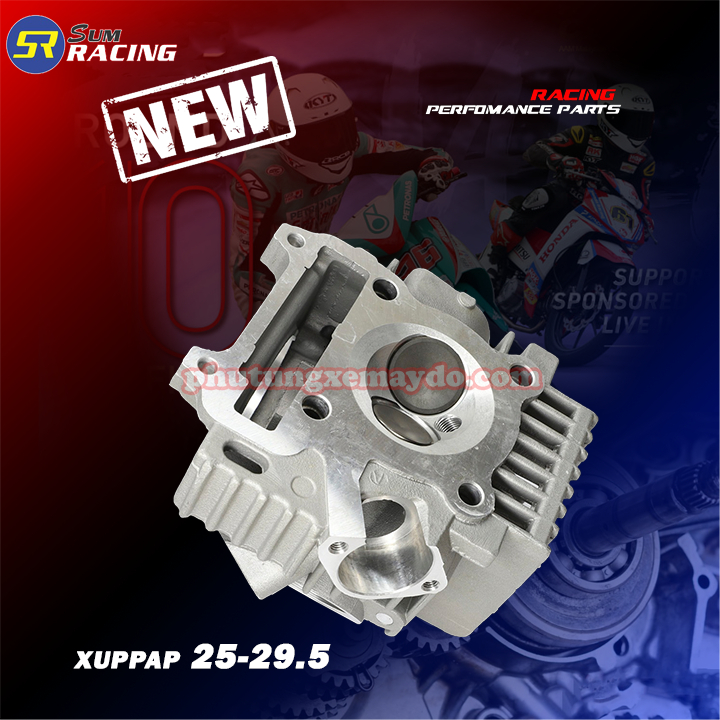 đầu bò sumracing sử dụng cho sirius jupiter suppap 25/29.5