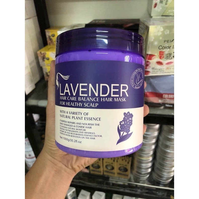 HỦ HẤP - Ủ TÓC LAVENDER TÍM 1000ml