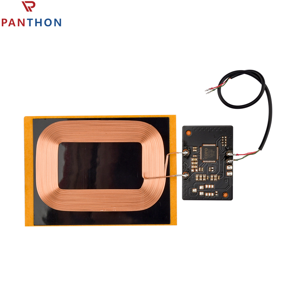 Panthon 5v 1.5a wireless charger receiver terminal module pcba board coil 7.5w