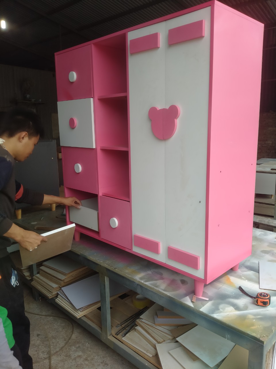 Tủ quần áo trẻ em TA12
