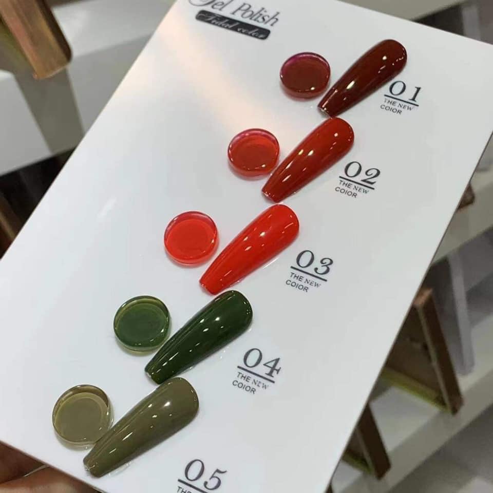 set sơn very good 5 màu tặng bảng màu