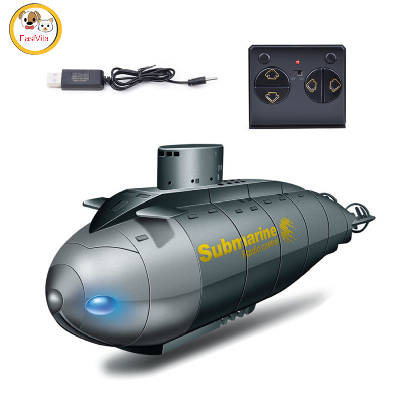 Wireless Remote Control Submarine Simulation 6 Channels Electric Remote Control Boat Speedboat Model Toys