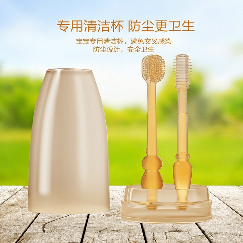 Combo tưa lưỡi và bàn chải đánh răng cho bé