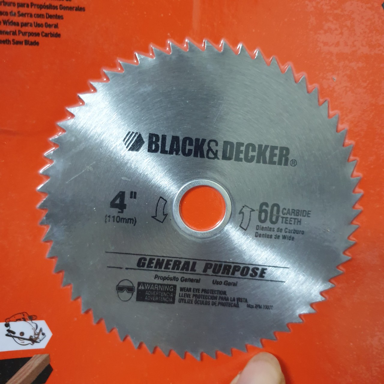 Đĩa cưa cắt gỗ răng mịn 60 răng 100mm 4inh - Lỗ đĩa 16 và 20mm