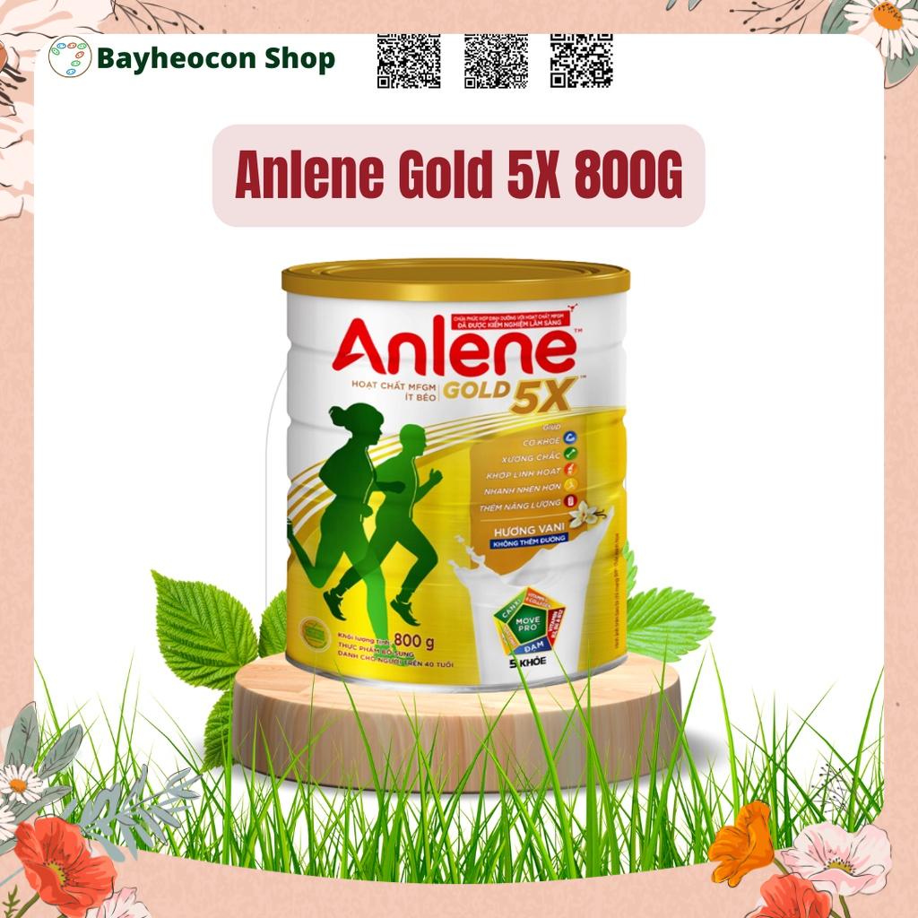 Sữa Bột Anlene Gold 5X Hương Vanilla (Hộp Thiếc 800g)