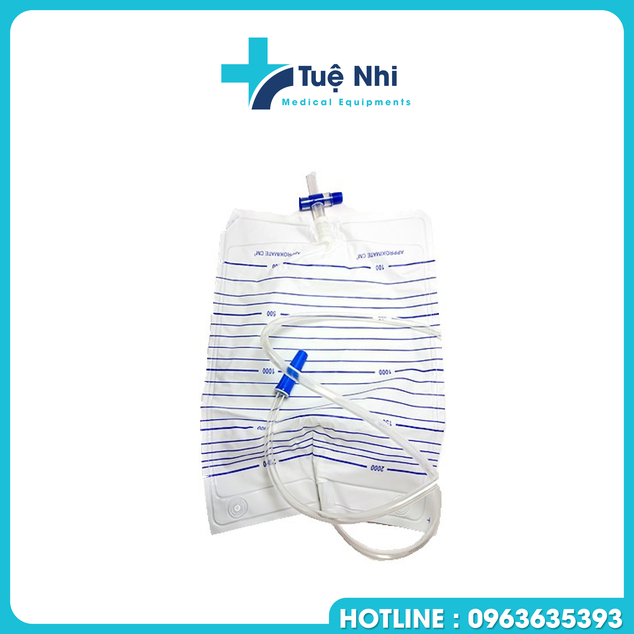 Túi đựng nước tiểu van ngang( túi 10 cái)