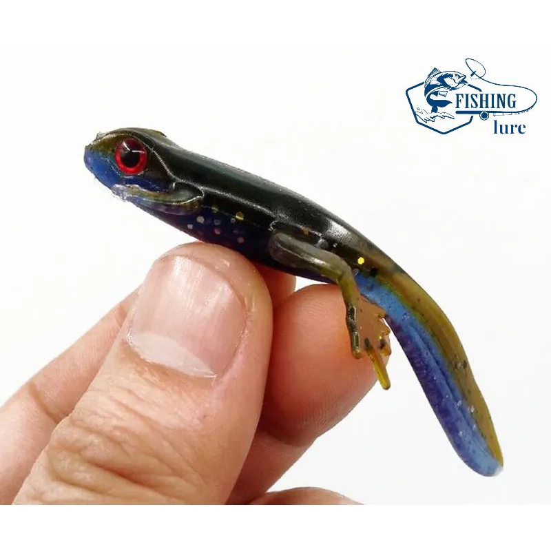 Mồi Mền Câu Lure Thằn Lằn 8cm/3,8g 1 Túi 5 Con