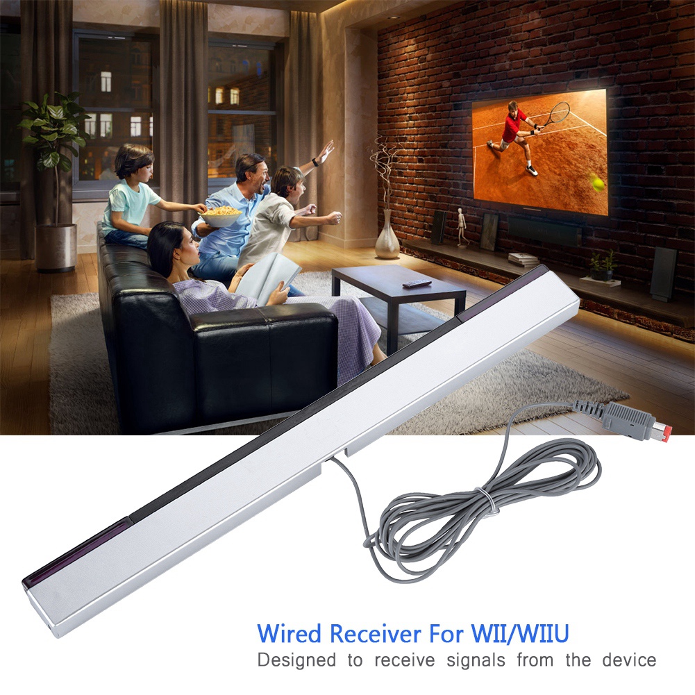 Ir sensor bar infrared game sensor bar sensor bar with a stand for wii consol for wii u