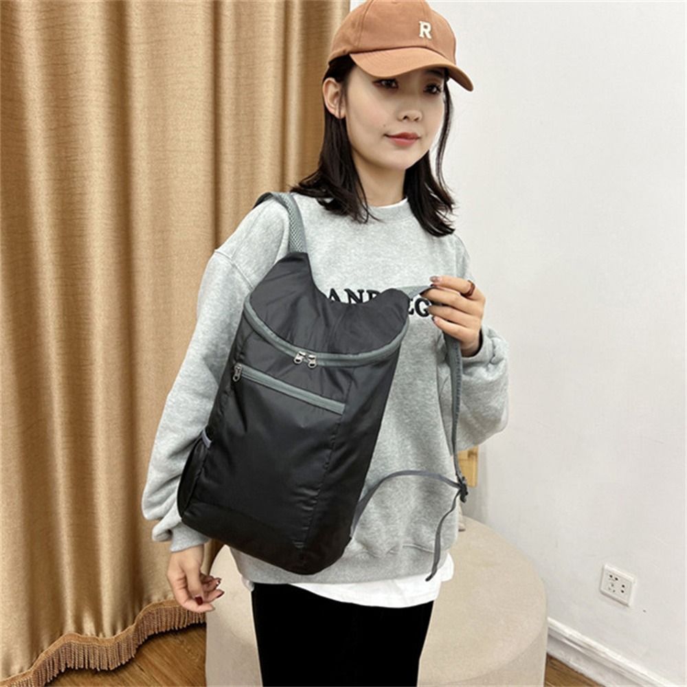JACQU Waterproof Folding Backpack 15L Ultralight Camping Backpack Sports Backpack Foldable Travel Backpack for Hiking Cycling