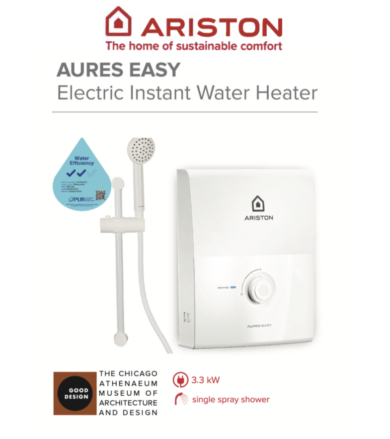 Ariston Aures Easy Instant Water Heater Lazada Singapore