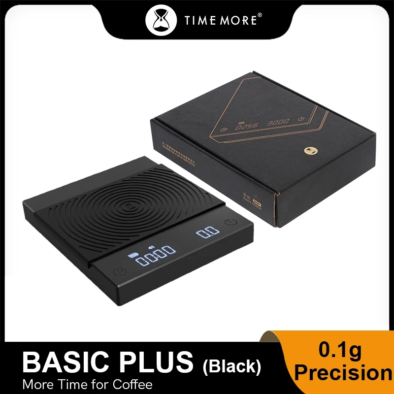 ⋛（100 authentic）Cân điện tử Timemore Basic Plus pha chế cà phê - Autotiming, đếm giây, đo khối lượng chính xác