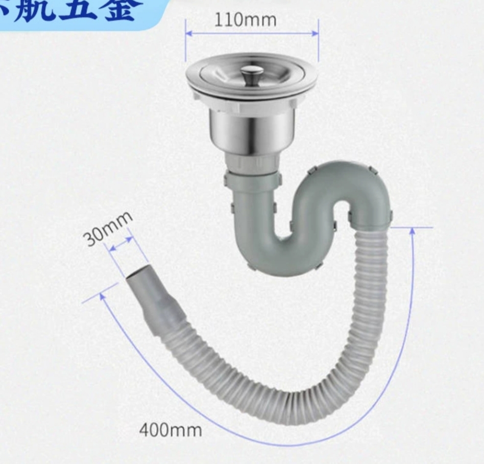 Xi phông chậu rửa chén,bát bồn đơn