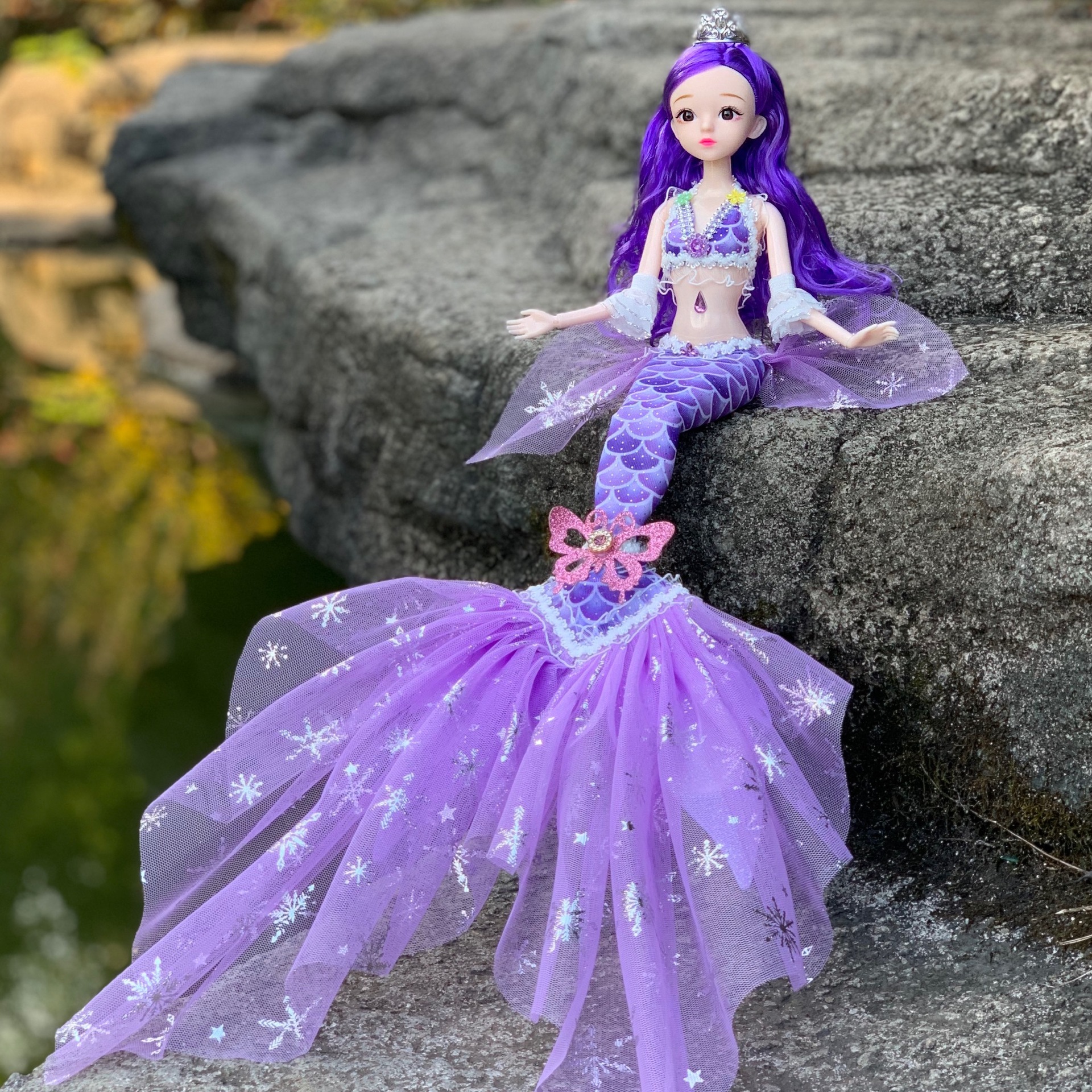 12%20inch%20Ariel%20Mermaid%20Doll%20Girl%20Toy%20Princess%20Kids%20Birthday%20Gift%20Doll%20Doll%20Doll%20-%20Image%206