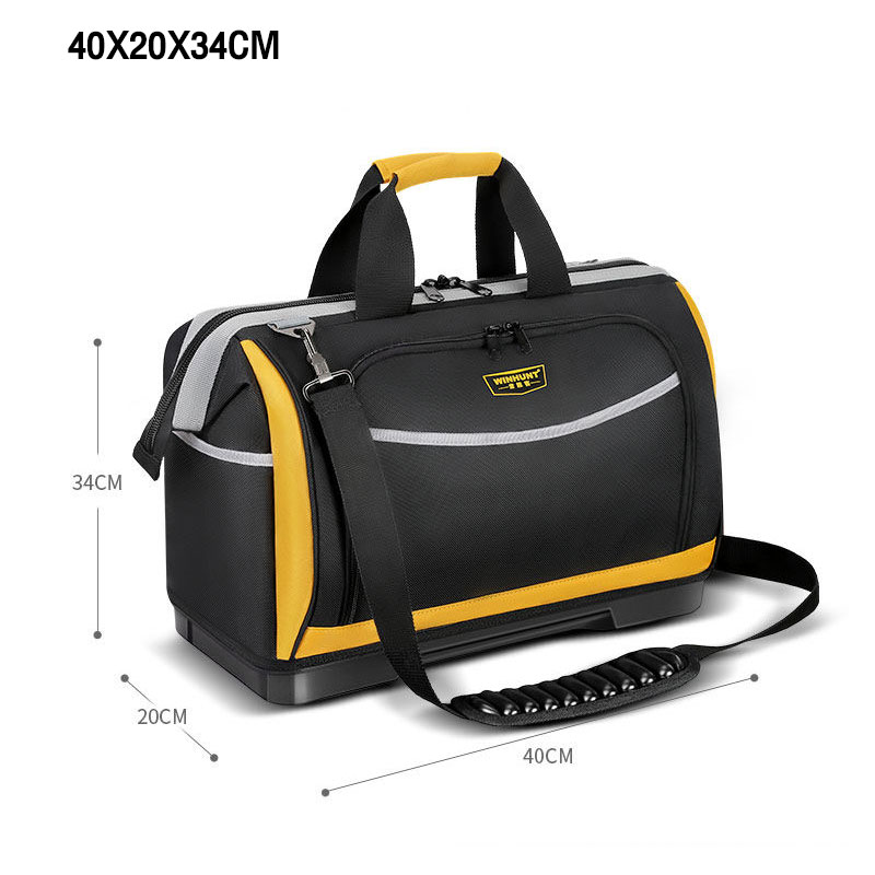 YONUO Widened extra thick tool tool, electrician, sturdy and durable canvas, hand-held multi-function repair special woodworking tool bag