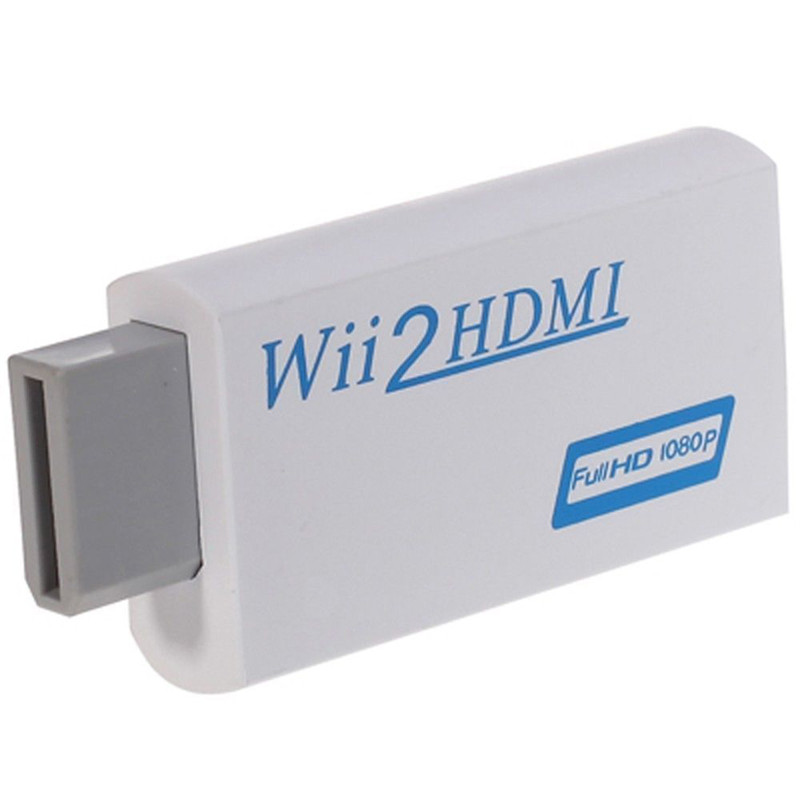 HD Wii To HDMI 1080P/720P Upscaling Converter Adapter Connector With 3.5MM ZHIYU. 