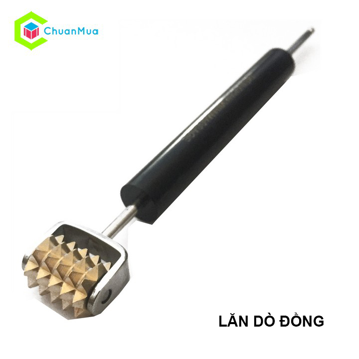 Cây Lăn Dò Đồng Láng Mát Xa - Dụng Cụ Diện Chẩn ( Phụ Kiện Masage Điện Chấn, Nhấn Lay Huyệt Mặt Cổ Tay Chân Toàn Thân ) ChuanMua GDA170