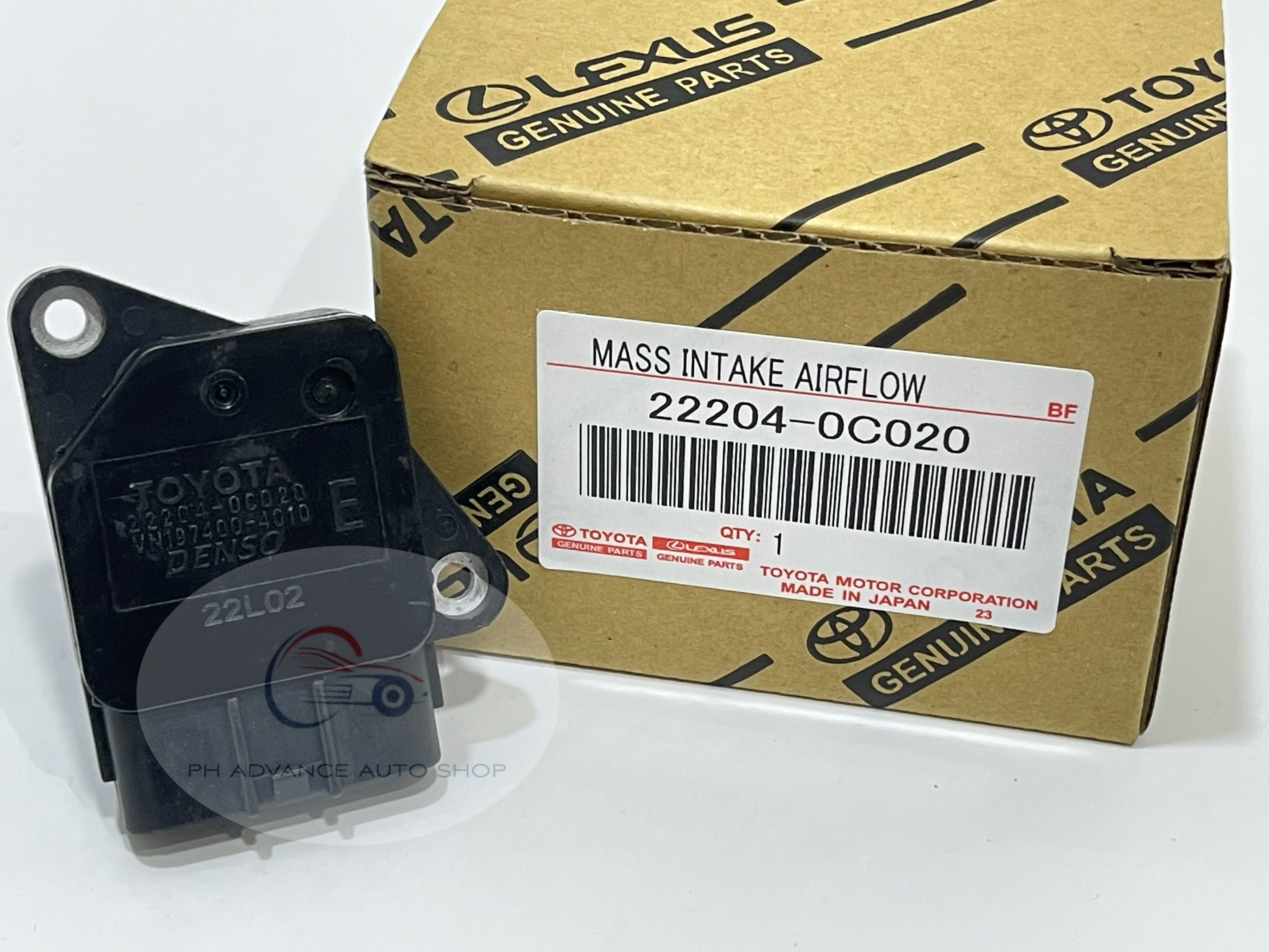 専用1 送無アルファード MNH10W G V 22204-21010 エアフロメーター NEW