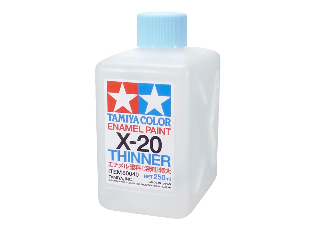 ENAMEL X20 THINNER DUNG DỊCH PHA SƠN THINNER GỐC ENAMEL 10ML 40ML 250ML TAMIYA