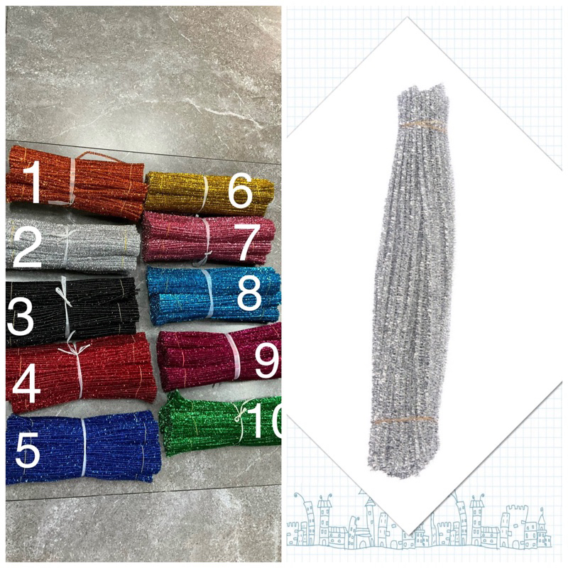 Kẽm lông kim tuyến làm hoa ngọc thịnh