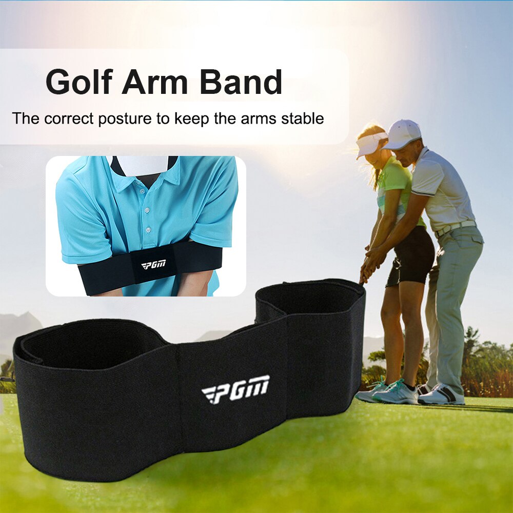 PGM Golf Arm Band Nylon Golf Gesture Training Band Elastic Golf Alignment Training Belt Corrective Action Outdoor Accessories JZQ005