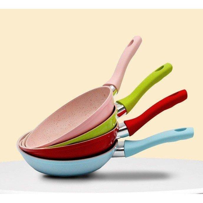 Chảo đá chống dính 16cm chế biến ăn dặm cho bé