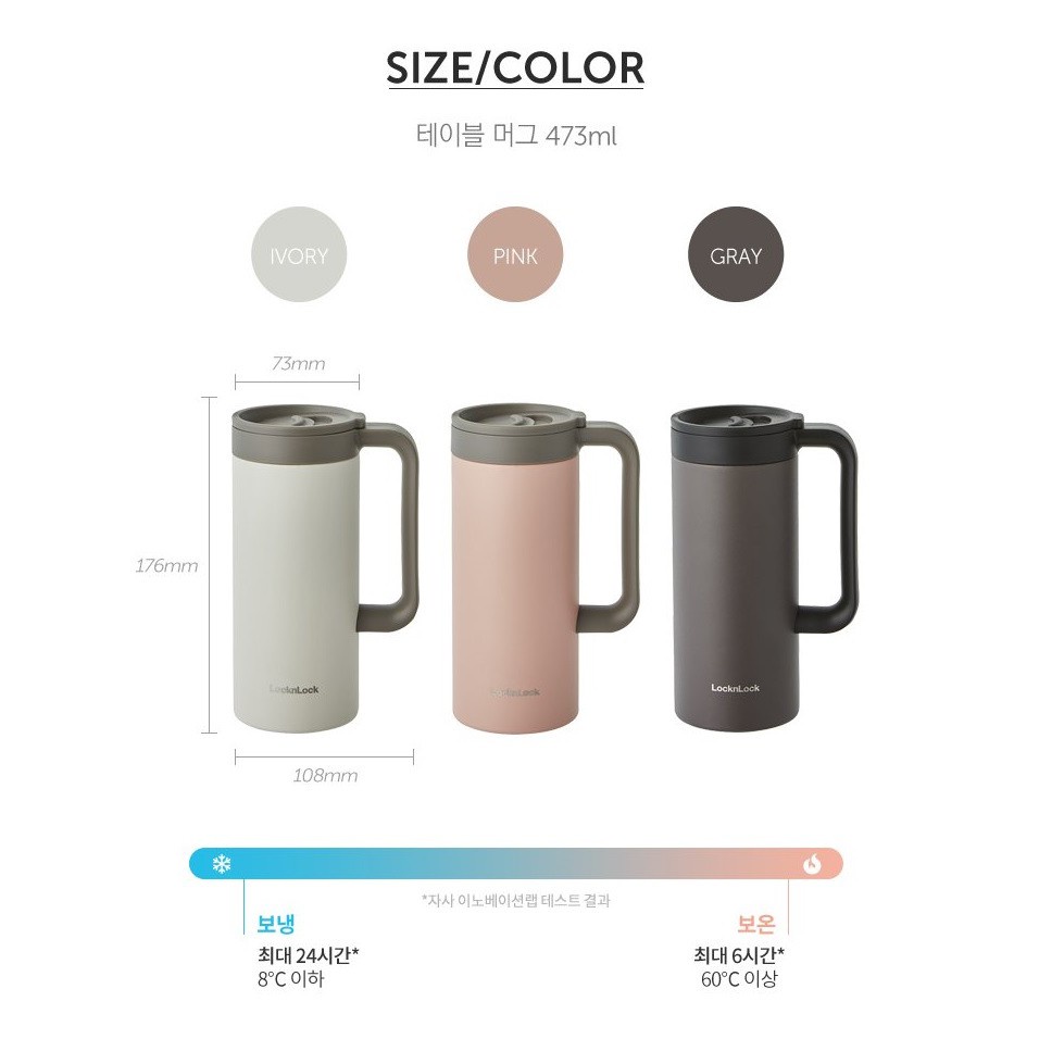 Ly Giữ Nhiệt Lock&Lock Table Mug 473ml