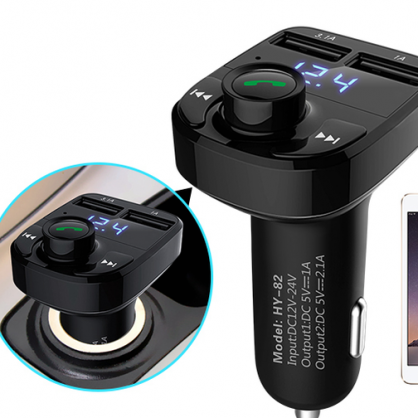 Tẩu Sạc Ô Tô Kiêm Máy Nghe Nhạc MP3 Kết Nối Điện Thoại Qua Bluetooth Đa Năng
